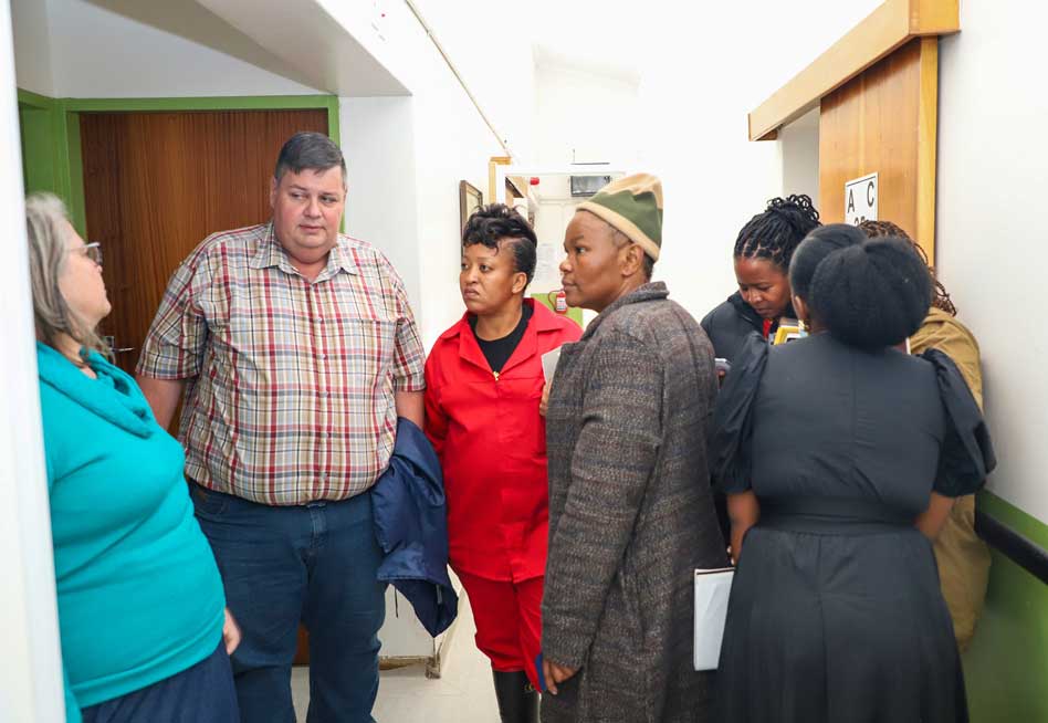 The Portfolio Committee on Health and Social Development led by Hon Gavin Edwards was shocked to witness no services being rendered at the Taung Inpatient Treatment Centre since it was established in 2017.