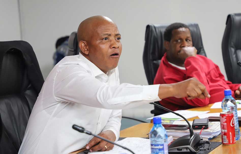 Joint meeting with the North West Legislature’s Portfolio Committee on Premier and Finance led by Hon Aron Motswana to discuss the status and future of the North West Transport Investment (NTI)