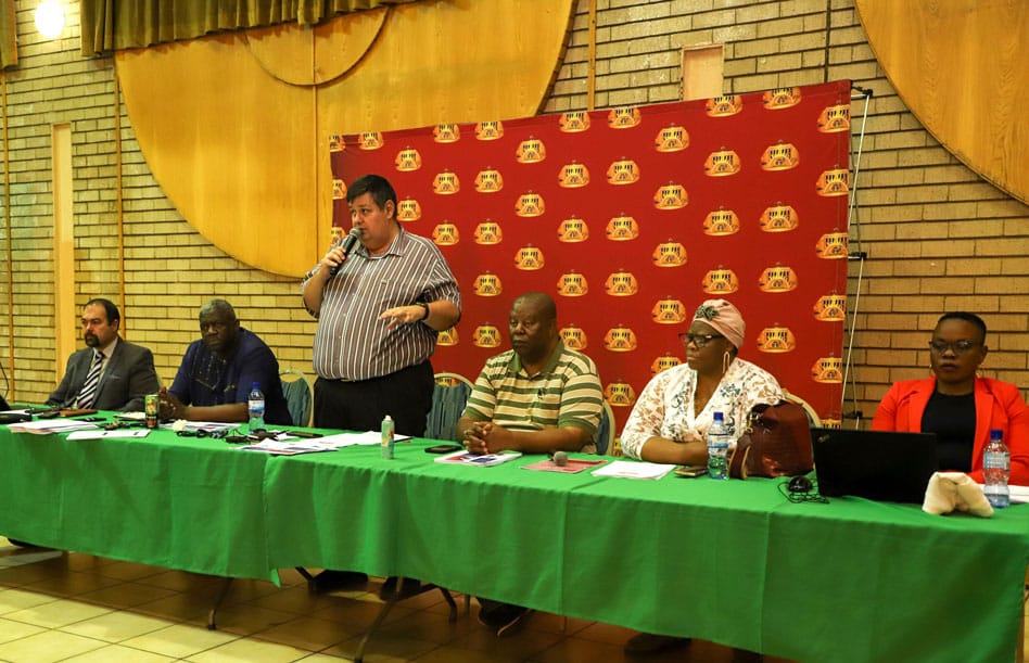 Hon Gavin Edwards conducted public hearings on National Health Insurance Bill [B11B-2019] at Embassy Hall in Mahikeng; Banquet Hall in Potchefstroom; Kismet Community Hall in Vryburg and Rustenburg City Hall in Rustenburg at 10h00.