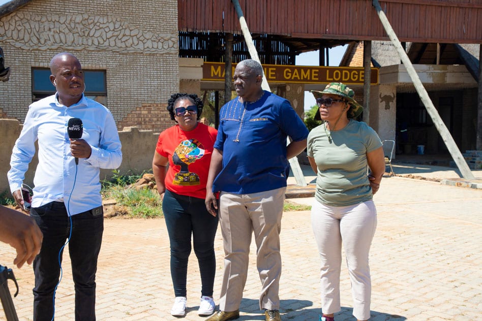 On Monday, 27 November 2023, the North West Provincial Legislature Standing Committee on Provincial Public Accounts led by Hon. Job Dliso conducted an oversight visit on an unfinished R71 million Manyane Game Lodge project.