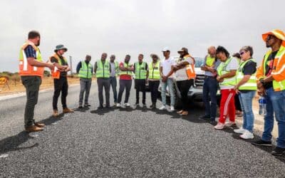 The North West Provincial Legislature Portfolio Committee on Public Works and Roads led by Hon Paul Sebegoe conducted oversight visit