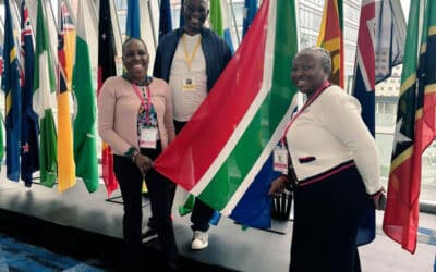 The Speaker of the North West Provincial Legislature, Hon. Desbo Mohono and the Chief Whip Hon. Motlalepula Rosho are attending the 67th Commonwealth Parliamentary Conference in Sydney, Australia.