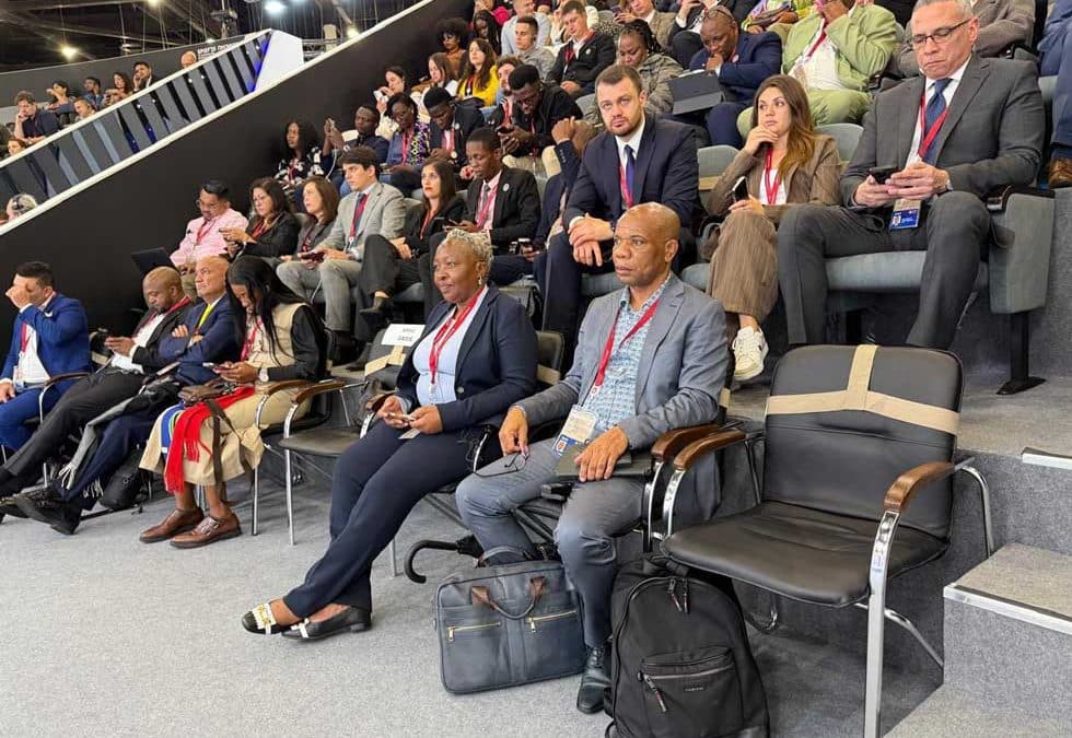 The Honourable Speaker of the North West Provincial Legislature, Dr. Desbo Mohono and the Secretary, Adv. Lutendo Netshitumbu are in Russia, at the St.Petersburg International Economic Forum session