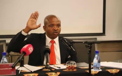 Ad Hoc Committe on Allegations Against Member (s) by Naledi Municipal Mayor, Cllr. Clifton J Groep heard testomony from the fourth witness, Mr. Thabo Appolous…