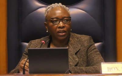 Speaker of the Legislature, Dr. Desbo Mohono presided over Legislature House Sitting