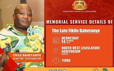 Memorial Service of the late Fikile Bahetanye
